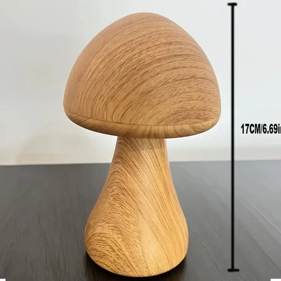 MUSHROOM LED Dimmable Nightlight Desk Light Table Lamp USB Rechargeable 3 Colors - Picture 12 of 14